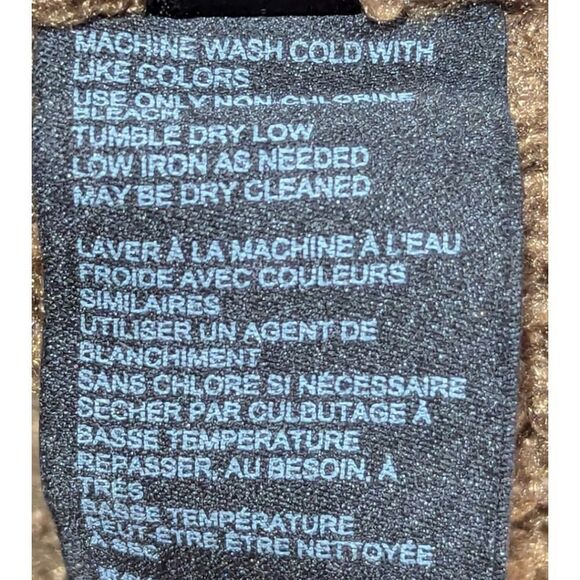 Anthropologie Joni Aviator Moto Jacket Olive Sherpa-lined Women's Size M Petite - Picture 16 of 16